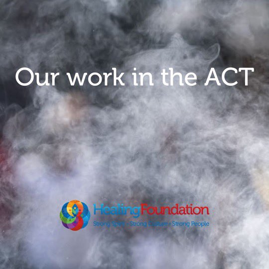 RT @HealingOurWay: Interested in our work in the ACT? Visit…